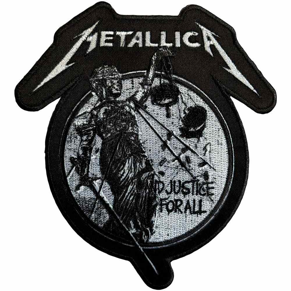 Metallica - Justice Mono Patch - Schwarz/Grau